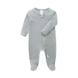 KIDDLETOWN Baby Schlafanzug, Neugeborene Strampler Doppelreißverschluss, Baby Schlafstrampler, Baby Strampler Langarm, Baby Pyjam, Baby Kleidung Junge Mädchen, Babyschlafanzug Baumwolle