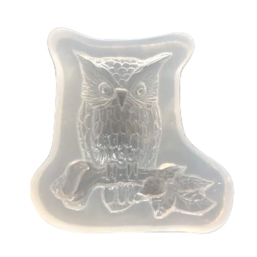 Eulen-Anhänger für Schmuck, Weihnachten, Bastelform, Epoxidharz, Kuchendekoration, Fondant, handgefertigte Formen
