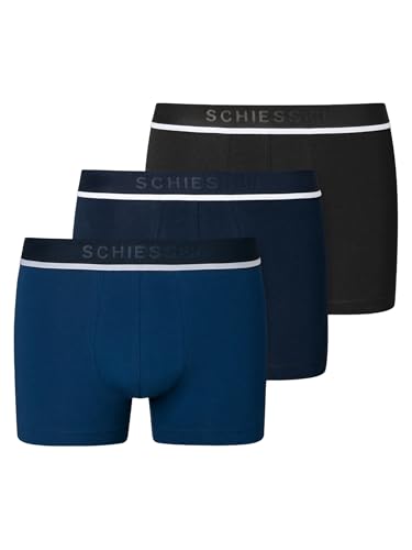 Schiesser Herren 3 PACK Boxershorts Bio Baumwolle Multipack - 95/5 Organic, sortiert 2_173986, 6/ L