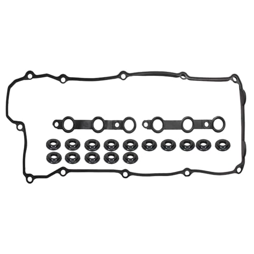 WSBOJXTH Zylinderkopfhaube Dichtung Kompatibel Mit E39 520I 523I 528I 530I M52 M50 Automotor Ventildeckel Zylinderkopfschraube Dichtungssatz 11129070532 11121437395