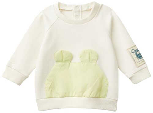 United Colors of Benetton Baby-Jungen Trikot G/C M/L 32kna1054 Kapuzenpullover, cremeweiß, 74 cm
