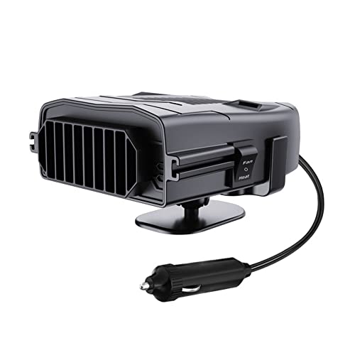 LICHENGTAI Auto Heizung, 360 Grad Drehung Auto Heizlüfter 2 in 1 Auto Heizung Entfroster Auto Heizung und Kühlventilator, Zigarettenanzünder für alle 12 Volt,150 Watt Autos, Autos und Fahrzeuge