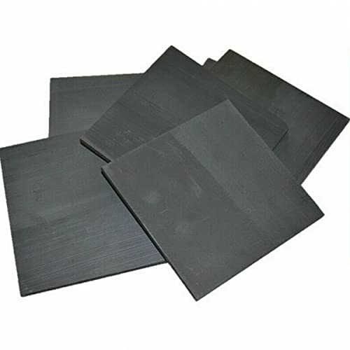 SPORTARC Graphitplatte aus hochreinem Kohlenstoff, 100 x 100 x 2 mm, Elektrodenplatte, Anodenplatte für Elektroden, Elektrolyse, Sinterformen, Heizteile, Formen, Isolierplatten und verschiedene