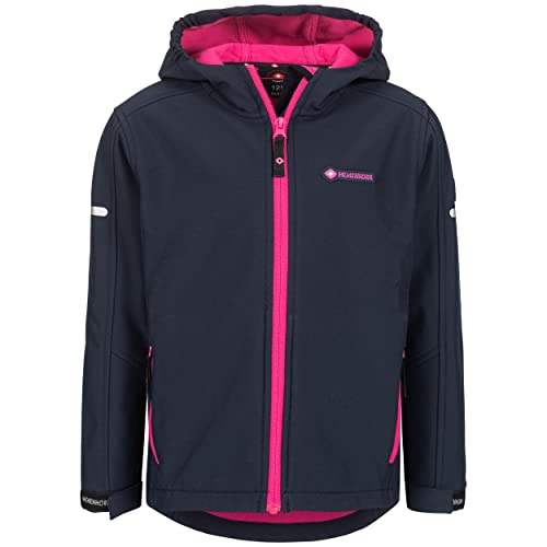 Höhenhorn Cledo Kinder Softshelljacke Kids Navy/Pink Gr. 152