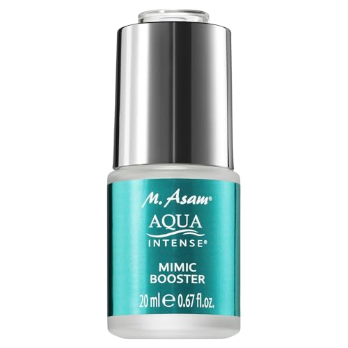 M. Asam AQUA INTENSE Mimic Booster Serum (20 ml) – Hyaluronserum mit High-Tech Peptid zur gezielten Glättung von Mimikfalten, reduziert Krähenfüße sowie Stirnfalten & Lachfalten, Gesichtspflege