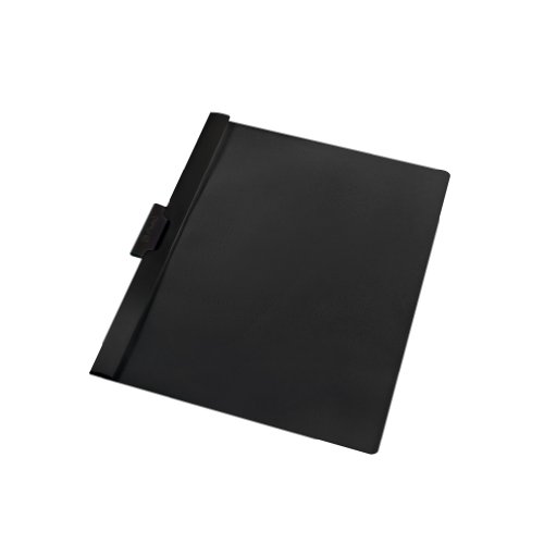 Herlitz 10312486 Klemmhefter 30 Blatt Schwarz, PVC 5er Packung