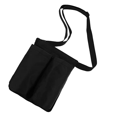KITANDOVE Massageölbeutel aufbewahrungssack massage gurt Flaschenorganisator Massage-Hüfttasche für ätherische Öle Flaschenaufbewahrungstasche Halter für Massageflaschen Oxford-Stoff Black