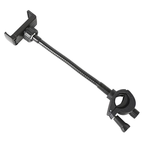 Ständer Telefonhalter – Notenständer, Handyhalter, verstellbare Halterung mit langem Schwanenhals-Arm, flexibel für Schlagzeug, Musikclub, Studio