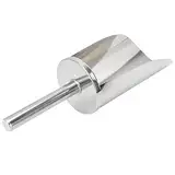 1Stk Multifunktion ale Schaufel Eisportionierer Herz-Eiswürfelbehälter edelstahlspachtel runde schuffel schuhlöffel süßigkeiten Eisschaufel Utility-Schaufel Rostfreier Stahl Silver NAMOARLY
