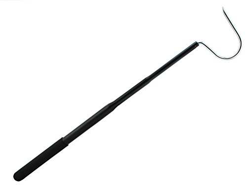 TropicShop Schlangenhaken mit Golfschlägergriff - Extra Stabile Ausführung (75cm - Länge)