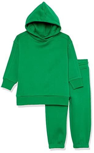 Amazon Essentials Unisex Kinder Modernes Sweat-Set, 2er-Pack, Grün, 8 Jahre
