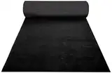 Floordirekt Autoteppich M Kofferraummatte | Innenraumverkleidung für Auto Restauration & Instandhaltung aus hochwertiger Velours-Oberfläche | Meterware Kofferraum Schutzmatte 4mm Schwarz 100 x 150 cm