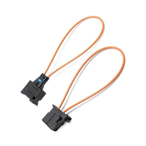 AOMiGT Auto Lichtleiter Connector Brückenstecker Most Bus LWL Brücke, 2 PCS Most Fiber Optic Loop Bypass Stecker und Buchse, Lichtleiter Connector Brückenstecker für Nachrüst und Reparaturarbeiten