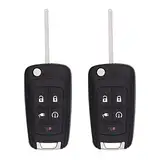 Keyless2Go Autoschlüssel Ersatz für PEPS Klappschlüssel mit 5 Tasten Chevrolet Volt OHT05918179 22923862-2 Stück