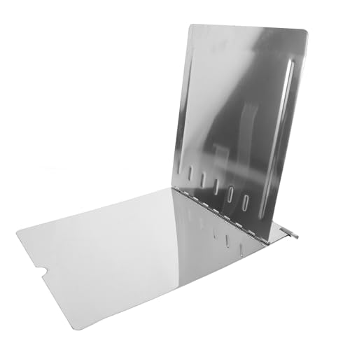Cabilock Aktenordner aus Edelstahl Ordner mit Pflegedokumenten Klemmbrett mit Stauraum Heavy Duty Dokumente Ordner Zwischenablage Büro-Klemmbretter Rostfreier Stahl Silver
