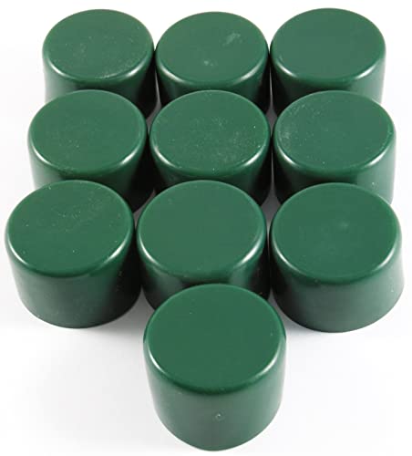 Pfostenkappe PVC 34 mm grün Zaun Zäune Drahtzaun Rohr Ersatzkappe Kappen Hutkappe Kappe aus Kunststoff für Metall Zaun-Pfosten