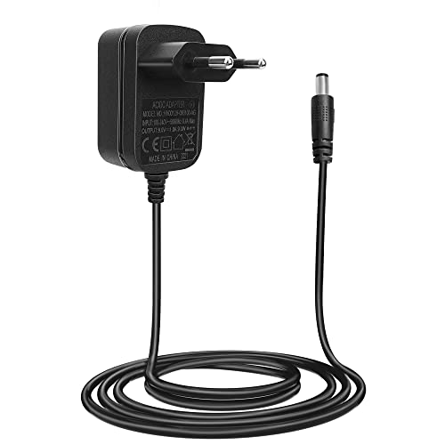 iLitLuk Netzteil für Gitarrenpedal 9V 1A, Mitte Negativ Hülse Positiv, Pedal Netzgerät Netzadapter Wand-Ladegerät, Stompbox Ein Spot-Adapter für Effektpedal, Einige Keyboards, Buchse 5,5 mm x 2,1 mm