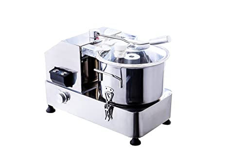 GastroHero Kutter I 6L Tischkutter I Cutter für Fleisch Gemüse Brot I Edelstahl I Vegetables Cutter I Profi-Kutter für Gastronomie