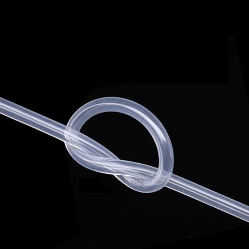 MNUPL Klarer, transparenter Silikonschlauch, lebensmittelecht, Schlauch, Aquariumpumpe, weicher Schlauch, flexibel, for Bier/Getränke/Milch/Wasser, 0,5 mm ~ 25 mm Innendurchmesser(ID 2mm x OD 5mm)