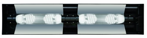 Exo Terra Compact Top, Terrarienabdeckung, Groß, für 4 Lampen, mit Reflektor, 90 x 9 x 20cm, Fassung E27