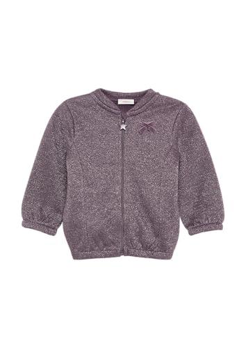 s.Oliver Glitzernde Sweatjacke mit Sternchen-Reißverschluss Flieder 50/56
