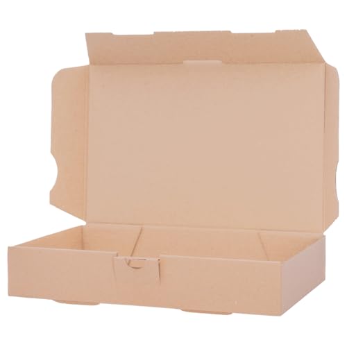 verpacking Maxibriefkartons 240 x 160 x 45 mm Maxibrief MB-3 Braun Versand Post Faltschachtel DIN A5 (Innenmaß 230 x 155 x 41 mm) Versandschachtel Büchersendung (50 Stück)