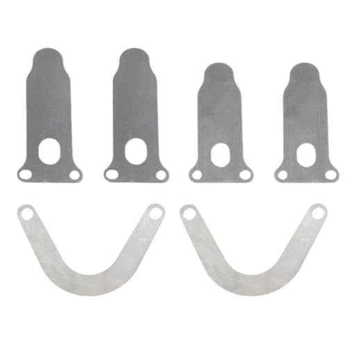 Ventilplatten Luftkompressor, 6 Stück, Set aus Stahl, Ersatzventile, korrosionsbeständig, zur Verbesserung der Leistung