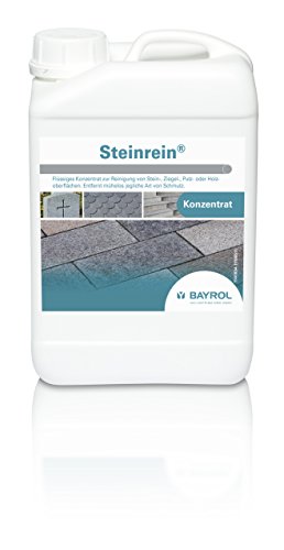 BAYROL Steinrein 3 L - Spezialreiniger für Stein- Ziegel- Putz- und Holzoberflächen rund um den Pool & im Garten (Algen, Moos, Grauschleier) - säurefrei und chlorfrei - Langzeitwirkung