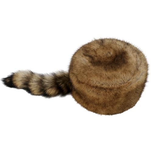 Waschbären-schwanzkappe, Kunstpelz, Winddichte Kappe, Russische Winter-skimütze, Warme, Dicke Plüschkappe, Klassische Waschbärenmütze Für Männer Und Frauen
