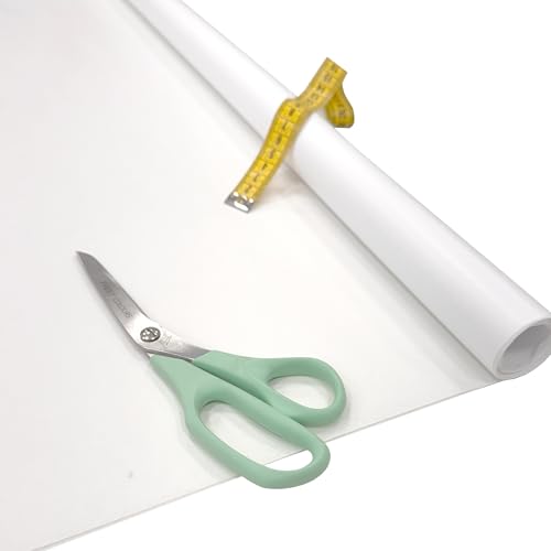 NÄHMIT - Schnittmusterpapier (60cmx15m) Schnittmuster abpausen leicht gemacht! Vielseitig verwendbares Transparentpapier zum Nähen, Skizzieren, Basteln und Verpacken