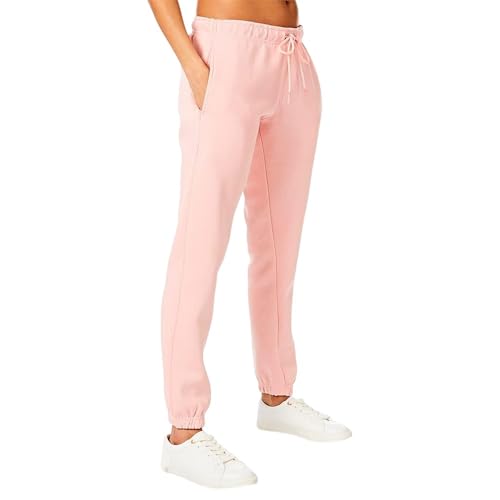 Light & Shade Damen Soft Touch Loungewear Jogginghose Jogger, Rose, M