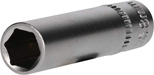 BRILLIANT TOOLS BT020954 1/4" Sechskant-Stecknuss, lange Ausführung, 8 mm [Powered by KS TOOLS]