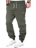 REPUBLIX Herren Sporthose Jogger Jogginghose Sweatpants Trainingshose R-0053 Khaki XL