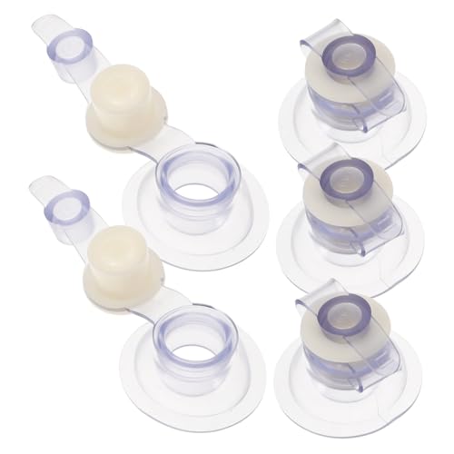 Happyyami 5 Stück PVC Kissen Lüftungswerkzeug Matratzen Luftventil Austauschbare Ventile Abdeckung Schnellaufblasventil Adapter