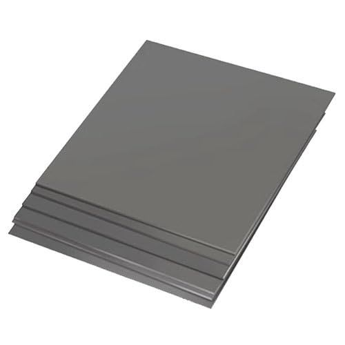 RAMBEX 10 Stück A3-Eisenblech, 50 X 50 Mm, Dicke 0,5 Mm, 0,6, 0,8, 1, 1,2, 1,5 Mm, Eisenplatte for CNC-Rahmen, Modellform, DIY-Konstruktion, Eisenpolster(50mm*50mm*0.5mm)