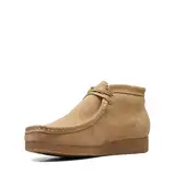 Clarks Herren Shacre Boot Chukka-Stiefel, Dunkler Sand Wildleder, 45 EU