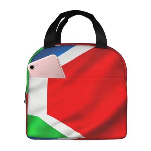 Lunch-Tasche mit Costa-Rica-Flagge, 1 Aufdruck, Lunchbox für Damen und Herren, große Kapazität, Lunch-Tasche für Erwachsene für Picknick