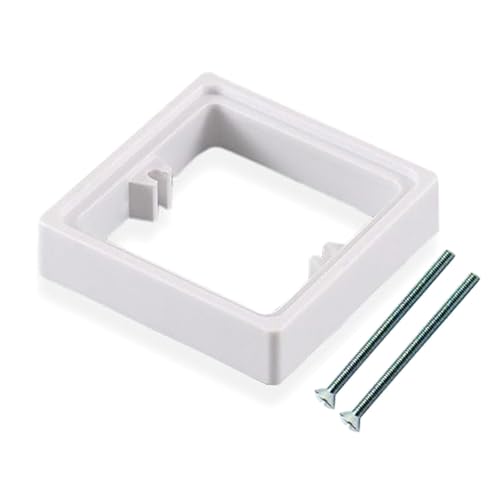 uikios Einzelsteckdosen-Abstandshalter, 20 mm, Lichtschalter, Zubehör für mehr Installationsraum und Kompatibilität