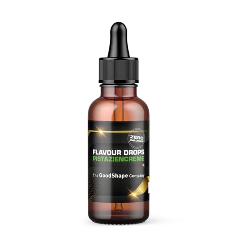 Flavour Drops zuckerfrei 50 ml - Pistaziencreme - Geschmacks Tropfen OHNE KALORIEN zum Süßen mit Pipette - vegan - Für Naturjoghurt, Porridge oder Quark