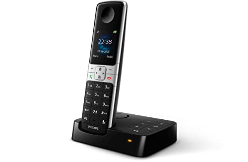 Philips D6351B/38 DECT Telefon Schnurlostelefon mit Anrufbeantworter