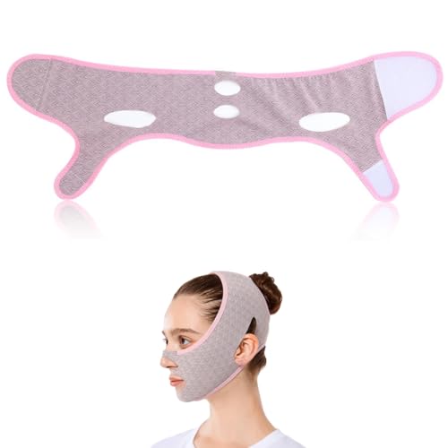 XPEX Kinn-Reduzierer, V-Linien-Maske, Wangen-Lifting-Band, Face-Lifting-Bandage, Doppelkinn-Reduzierer für Männer und Frauen, Gesichts-Schlankheitsband