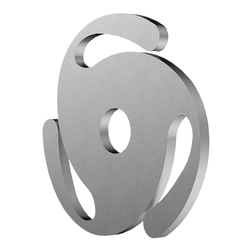 45 U/min -Festplattenwandler für Plattenspieler - Lolly Metal -Adapter für Vinyls, Gesamtkompatibilität mit Technik | Rundeinsatz mit ergonomischem Design für die Reproduktion von Flüssigk