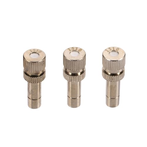 MULONGOR 6 stücke 0,1mm 0,15mm Niederdruck Zerstäubung Nebel Düse Spray Injektor Zerstäubung Kopf Mister Nebel Sprühsystem(0.15mm)