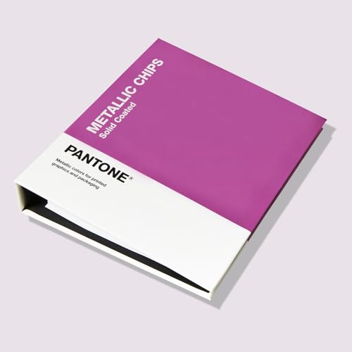 PANTONE GB1507C Metallic-Chips-Buch, 655 Metallic-Farben für Druck und Verpackung