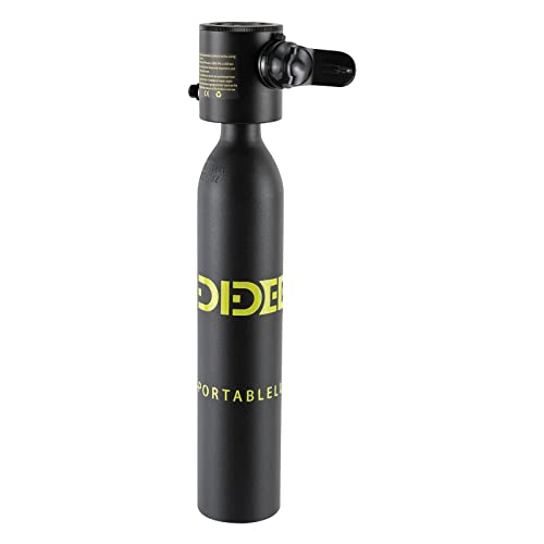 Lung Tank Sauerstoffflasche Tauchflasche Lungtank Mini Tauchzylinder 0,13 Gallonen für Freizeit- und Notfalltauchen, 5-10 Minuten Tauchzeit 100 ft / 30m Tauchtiefe