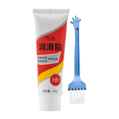 Langlebiges Scharnieröl – 50 g Türscharnierfett, professionelles Scharnierschmiermittel | 50 g Türscharnier-Schmieröl, langlebiges multifunktionales Maschinenfettöl, professionell für Auto-Schiebedach