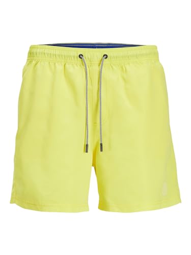 JACK & JONES Herren Jpstfiji Jjswim Solid Ly Sn Shorts, Blazing Yellow/Detail:solid, M