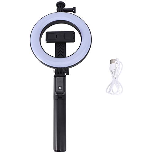 Gadpiparty 1 Stück Füllen Sie Den Leichten Selfie-Stick Handyhalterung Bodenfülllicht Stativfülllicht Einteiliges Fülllicht Live-Show-stativ Licht Ausfüllen Black Aluminiumlegierung