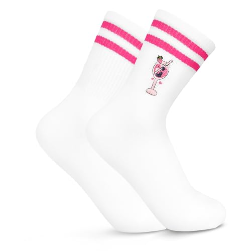 Kaempe Socken für Lillet Damen(36-42), Geschenkset für Lillet Frauen, Geschenk Beste Freundin Geburtstag, Socken Wein für Geschenke