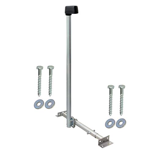 Premium X Basic X120-48 SAT TV Teleskop-Dachsparrenhalter 120cm Mast 48mm Stahl feuerverzinkt Dach-Sparren-Halterung für Satelliten-Antenne Satellitenschüssel Kabeldurchführung Mastkappe